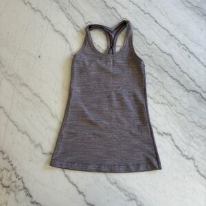 Lululemon Cool Racerback II Tank Top - Heathered Purple (size 4 or 6?)